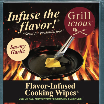 Grillicious Flavor-Infused Cooking Wipes® - Order (3) and shipping is FREE!